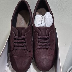 Easy Spirit E360 Casual Shoes Size 11 WW,Burgandy